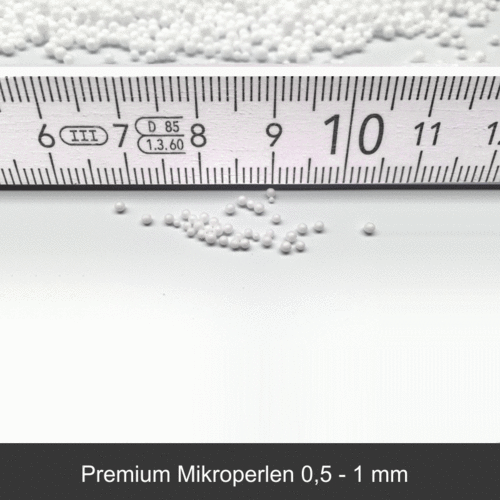 EPS Mikroperlen Styroporkügelchen 0,5-1,5 mm